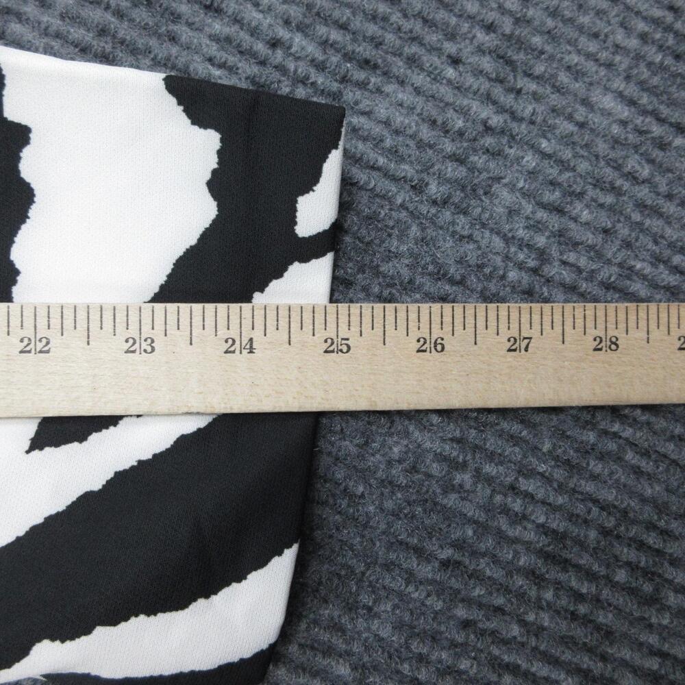Aveloria Blazer Womens L Black White Animal Print Lined Tailored One-Button Tie - Picture 6 of 12